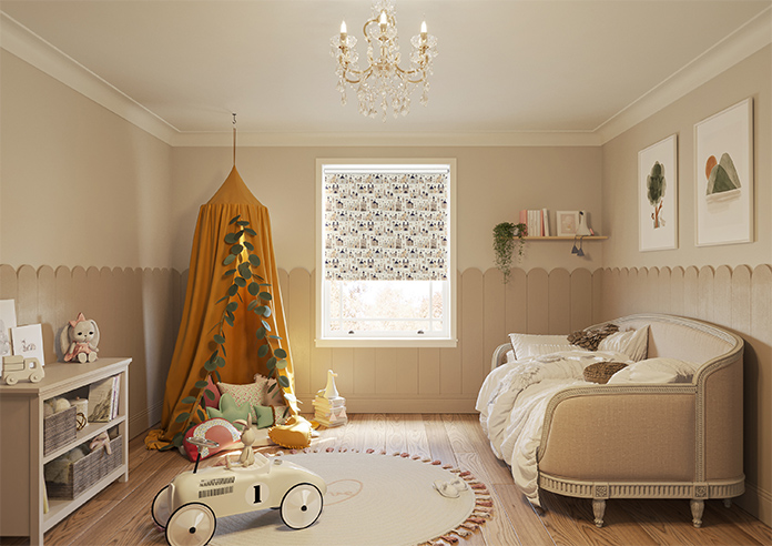 Magic Castle, Stone - Twist&Fit Roller Blind - Image 8
